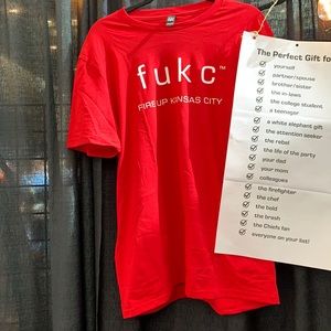 Chiefs Red ‘Fire Up Kansas City’ t-shirt, M